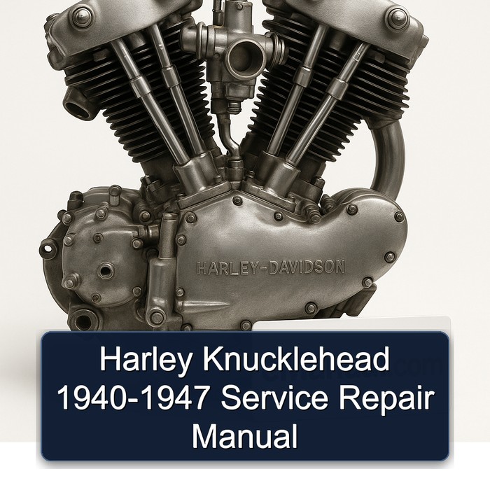 Harley Knucklehead 1940-1947 Manual de servicio y reparación
