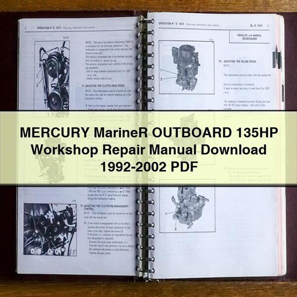 MERCURY Mariner OUTBOARD 135HP Workshop Repair Manual 1992-2002