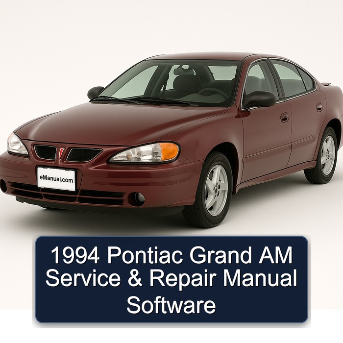 1994 Pontiac Grand AM Manual de servicio y reparación Software