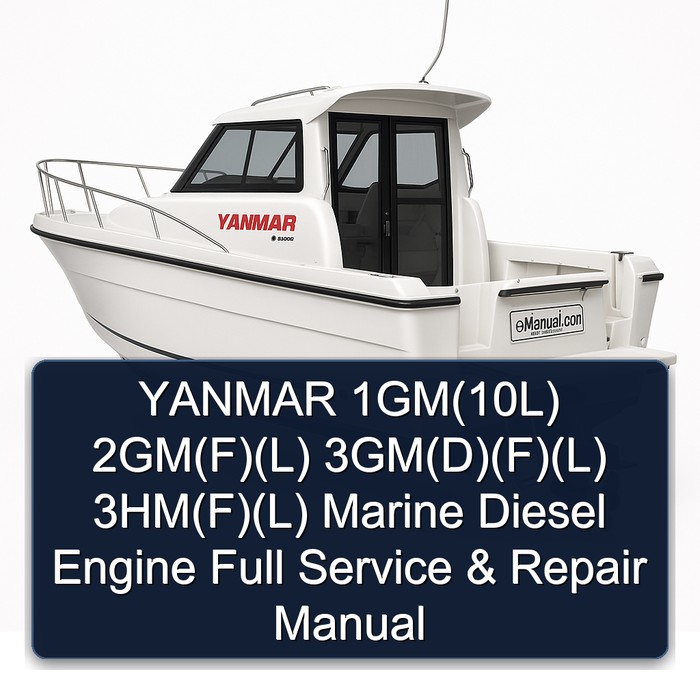 YANMAR 1GM(10L) 2GM(F)(L) 3GM(D)(F)(L) 3HM(F)(L) Marine Diesel Engine Full Manual de servicio y reparación