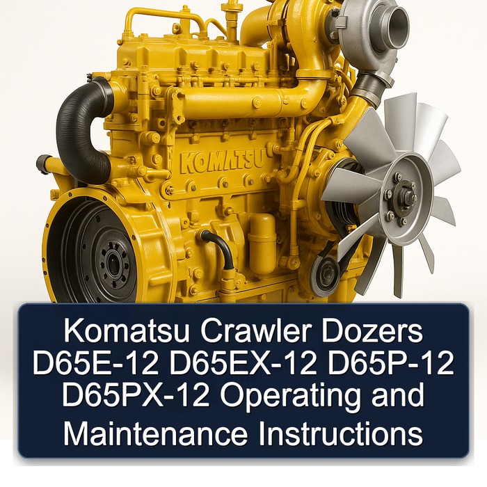 Manual de Operación y Mantenimiento - Bulldozers de Cadenas Komatsu D65E-12, D65EX-12, D65P-12, D65PX-12