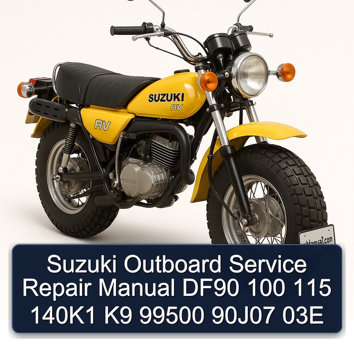 Suzuki Outboard Manual de servicio y reparación DF90 100 115 140K1 K9 99500 90J07 03E