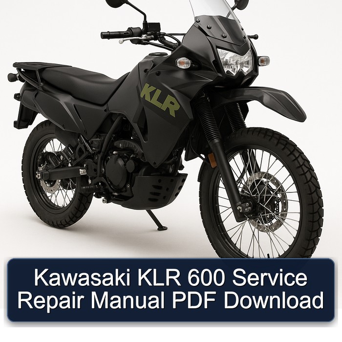 Kawasaki KLR 600 Manual de servicio y reparación PDF Download