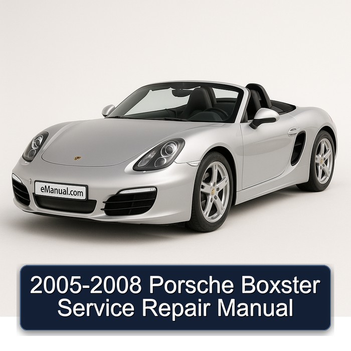 2005-2008 Porsche Boxster Manual de servicio y reparación