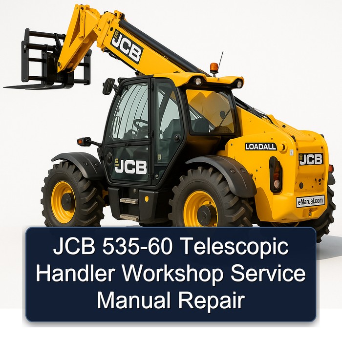 JCB 535-60 Telescopic Handler Workshop Service Manual Repair 