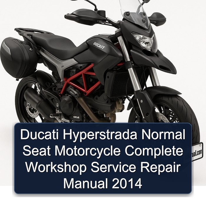 Ducati Hyperstrada Normal Seat Motorcycle Manual completo de servicio y reparación del taller 2014