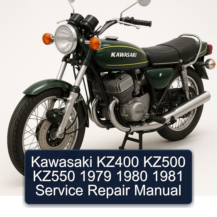 Kawasaki KZ400 KZ500 KZ550 1979 1980 1981 Service Repair Manual
