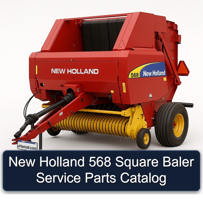 New Holland 568 Quadratische Ballenpresse - Ersatzteilkatalog