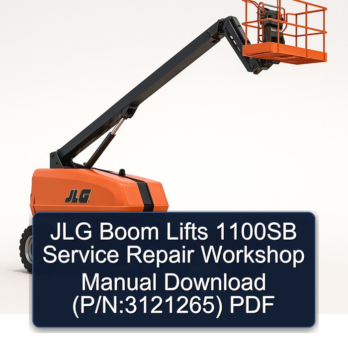 Jlg Boom Lifts 1100SB Download (P/N:3121265) Workshop Service Repair Manual PDF Download