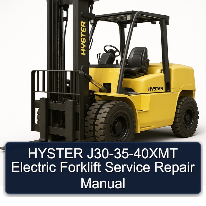 Manual de Servicio y Reparación de Montacargas Eléctricos HYSTER J30-35-40XMT
