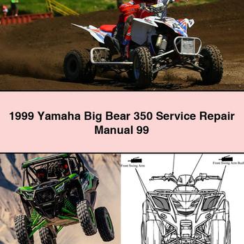 1999 Yamaha Big Bear 350 Manual de servicio y reparación 99