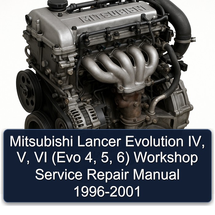 Mitsubishi Lancer Evolution IV-VI Werkstatt- & Reparaturhandbuch 1996-2001 (2.300+ Seiten, durchsuchbar, indexiert, iPad-fähig)