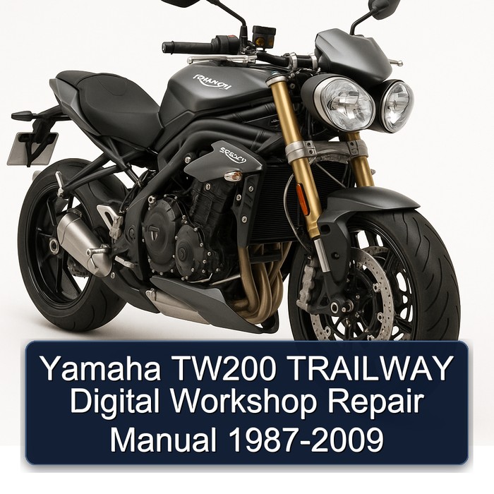 Yamaha TW200 TRAILWAY Digital Workshop Repair Manual 1987-2009 