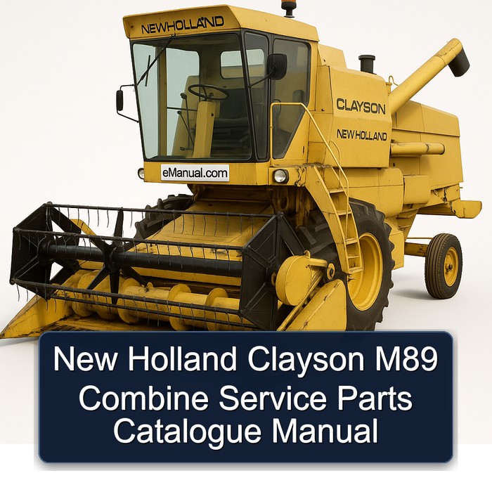 New Holland Clayson M89 Mähdrescher Ersatzteilkatalog