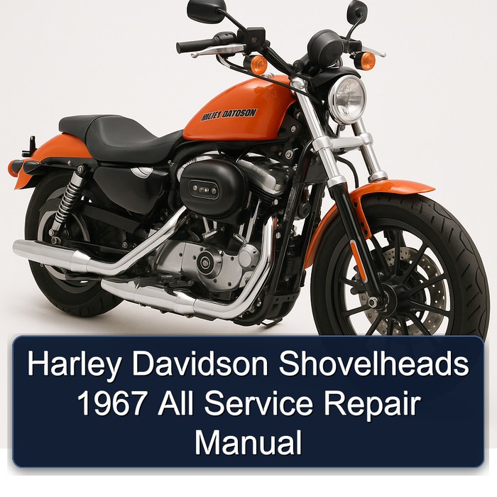 Harley Davidson Shovelheads 1967 All Manual de servicio y reparación