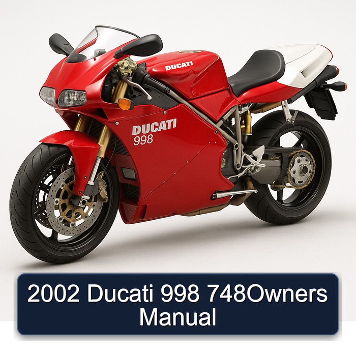 2002 Ducati 998 748Owners Manual