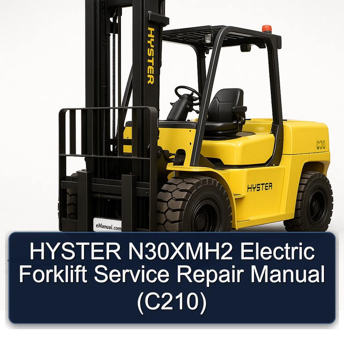 HYSTER N30XMH2 Elektro-Gabelstapler Service- und Reparaturhandbuch (C210)