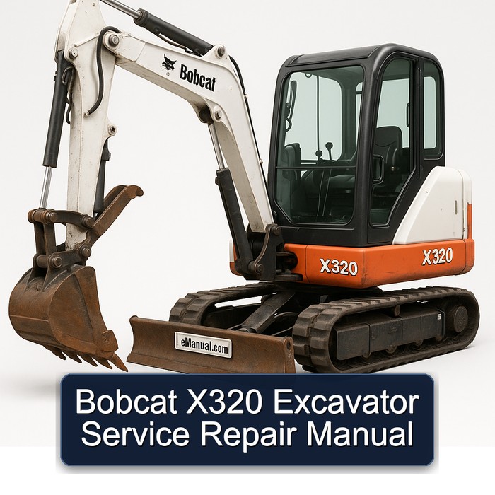 Bobcat X320 Excavator Service Repair Manual