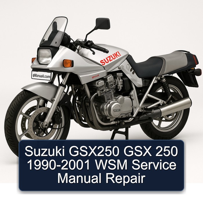 Suzuki GSX250 GSX 250 1990-2001 WSM Service Manual Repair
