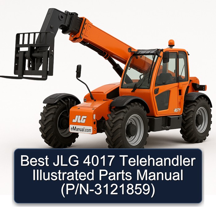 Best Jlg 4017 Telehandler (P/N-3121859) Parts Catalog PDF Download