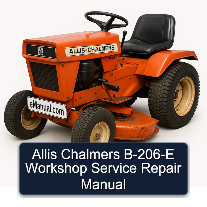 Manual de Servicio y Reparación Allis Chalmers B-206-E
