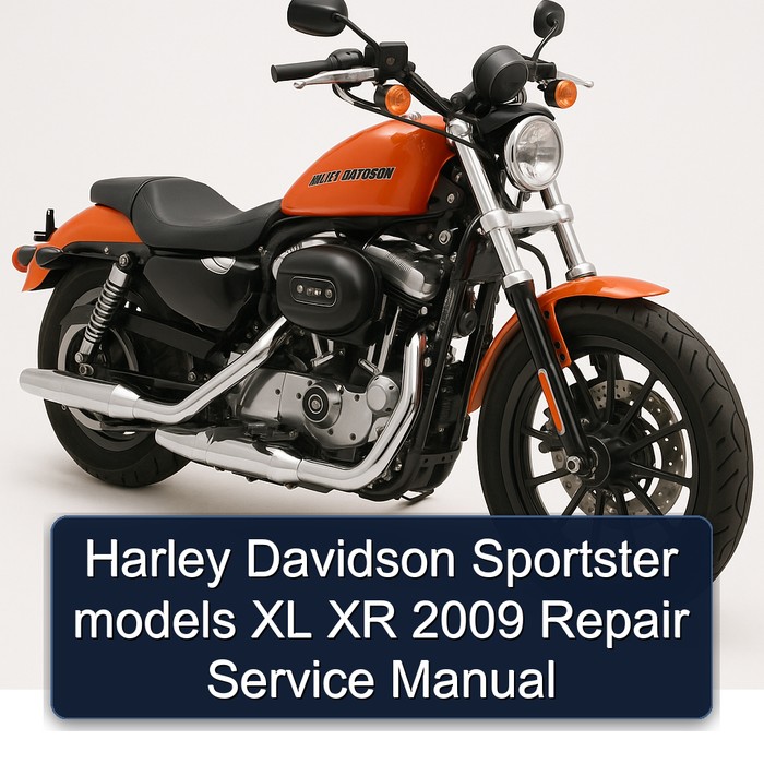 Harley Davidson Sportster models XL XR 2009 Repair Service Manual