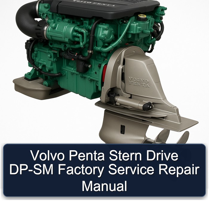 Volvo Penta Stern Drive DP-SM Factory Service Repair Manual