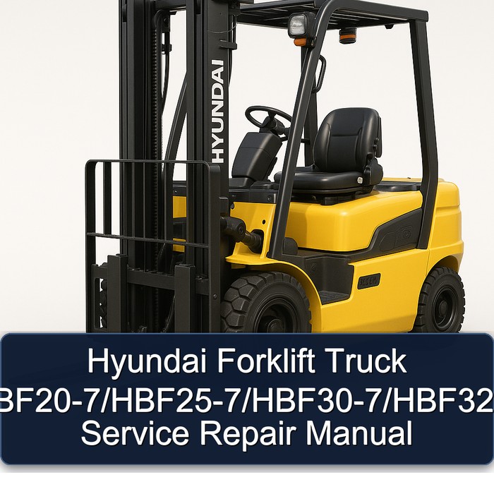 Hyundai Gabelstapler HBF20-7/HBF25-7/HBF30-7/HBF32-7 - Service- und Reparaturhandbuch