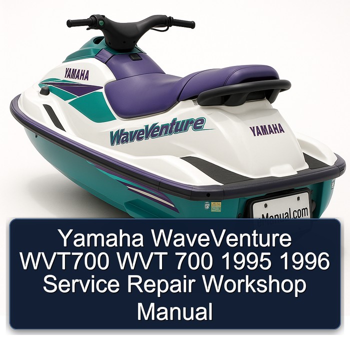 Yamaha WaveVenture WVT700 WVT 700 1995 1996 Service Repair Workshop Manual 