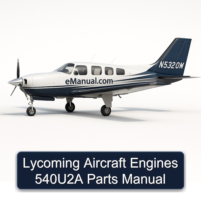 Lycoming Aircraft Engines 540U2A Parts Manual