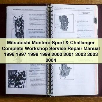Mitsubishi Montero Sport & Challanger Workshop Service Repair Manual PDF Download