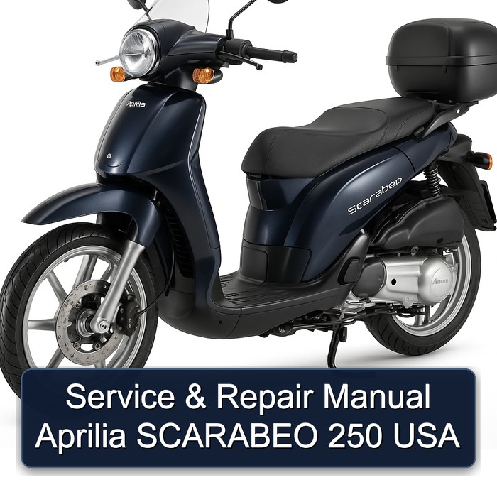 Manual de servicio y reparación Aprilia SCARABEO 250 USA