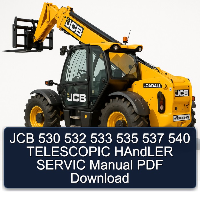 JCB 530 532 533 535 537 540 TELESCOPIC HAndLER SERVIC Manual PDF Download