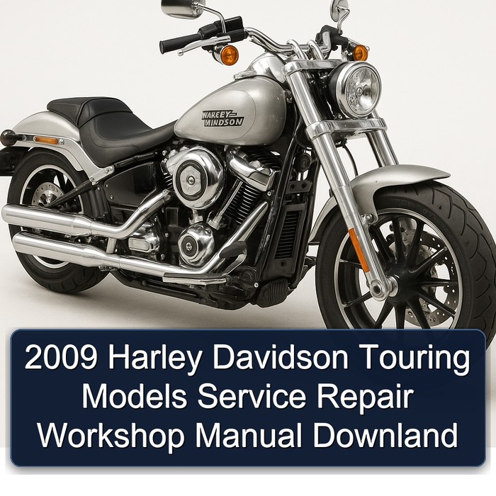 2009 Harley Davidson Touring Models Service Repair Workshop Manual Downland