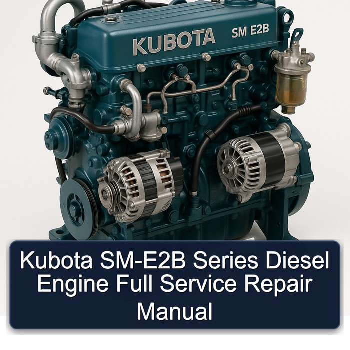 Kubota SM-E2B Series Diesel Engine Full Service Repair Manual