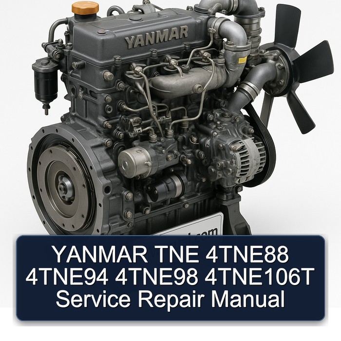 Manual de Servicio y Reparación YANMAR TNE 4TNE88, 4TNE94, 4TNE98, 4TNE106T
