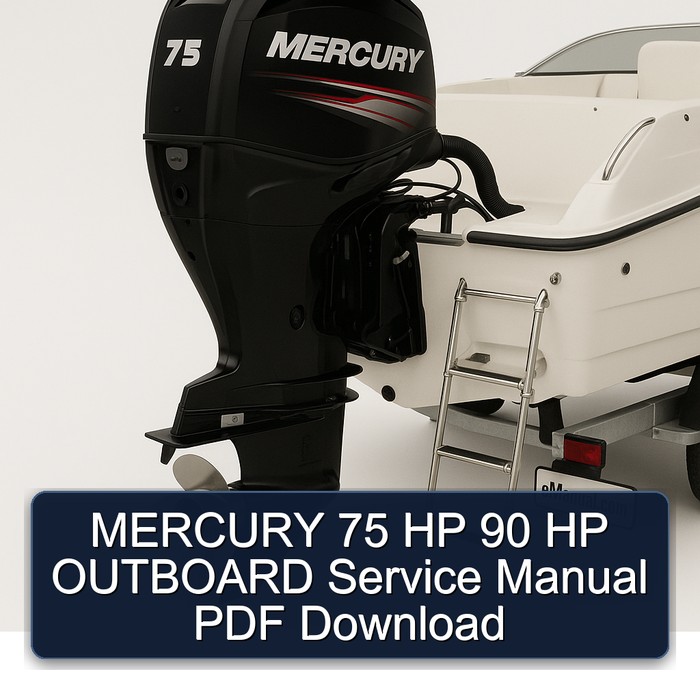 Mercury 75/90 PS Außenbordmotor Servicehandbuch PDF Download