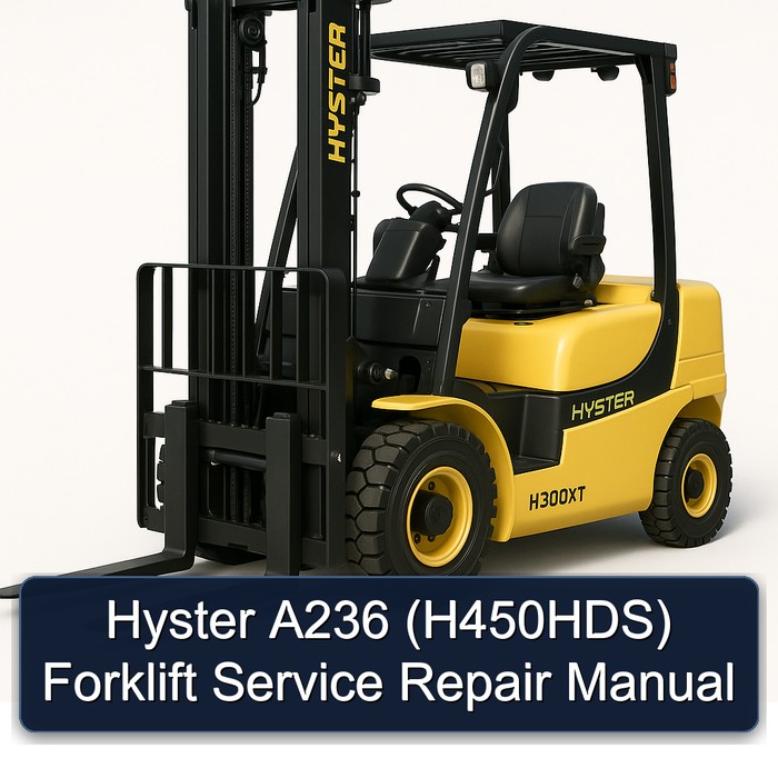 Manual de Servicio y Reparación de la Carretilla Elevadora Hyster A236 (H450HDS)