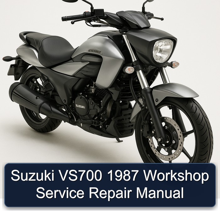 Suzuki VS700 1987 Workshop Manual de servicio y reparación