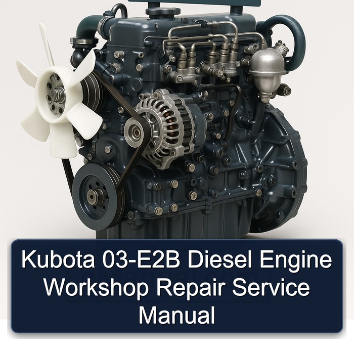 Manual de Reparación del Motor Diésel Kubota 03-E2B
