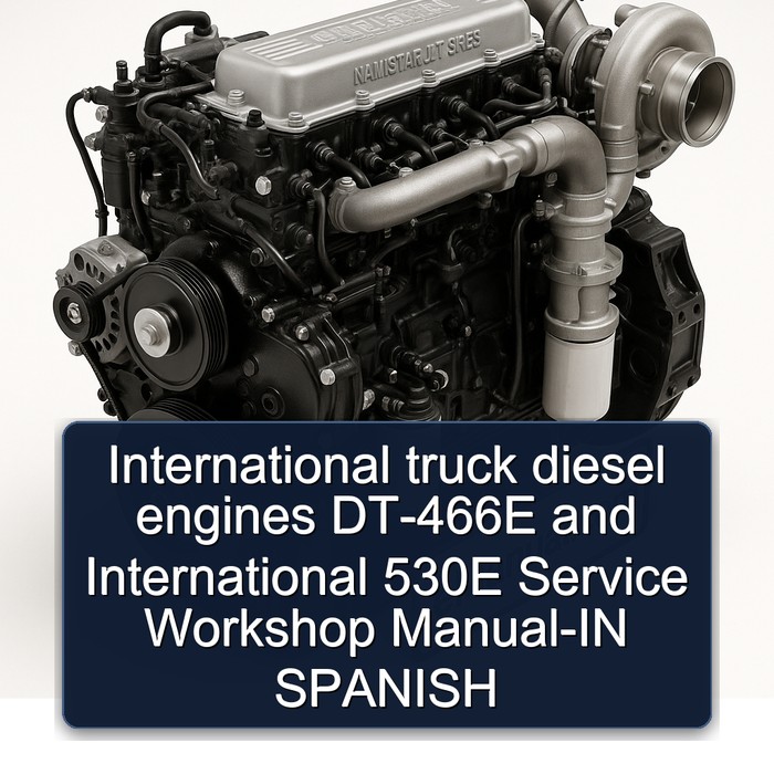International truck diesel engines DT-466E and International 530E Service Workshop Manual-IN SPANISH