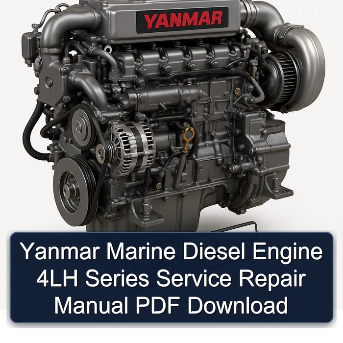 Yanmar 4LH Marine Dieselmotoren Service- und Reparaturhandbuch (PDF)