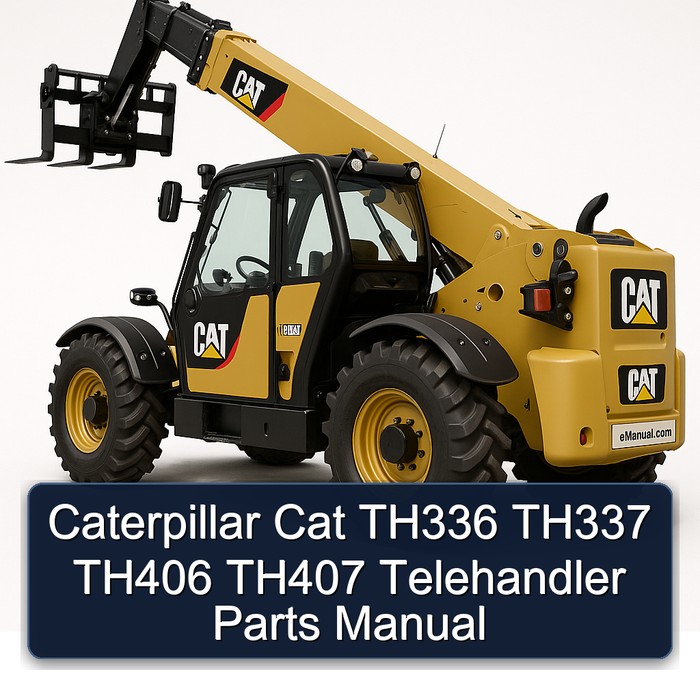 Caterpillar Cat TH336 TH337 TH406 TH407 Telehandler Parts Manual