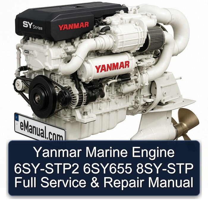 Yanmar Marine Engine 6SY-STP2 6SY655 8SY-STP Full Manual de servicio y reparación