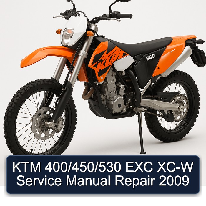 KTM 400/450/530 EXC XC-W Service Manual Repair 2009