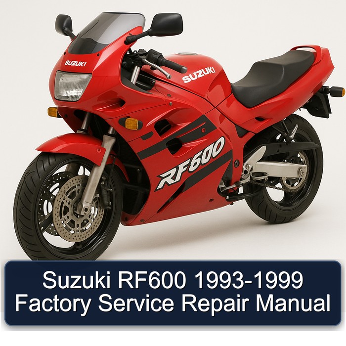 Suzuki RF600 1993-1999 Factory Manual de servicio y reparación