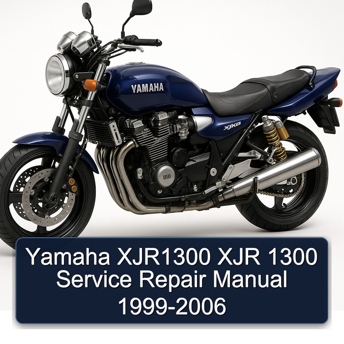 Yamaha XJR1300 XJR 1300 Manual de servicio y reparación 1999-2006