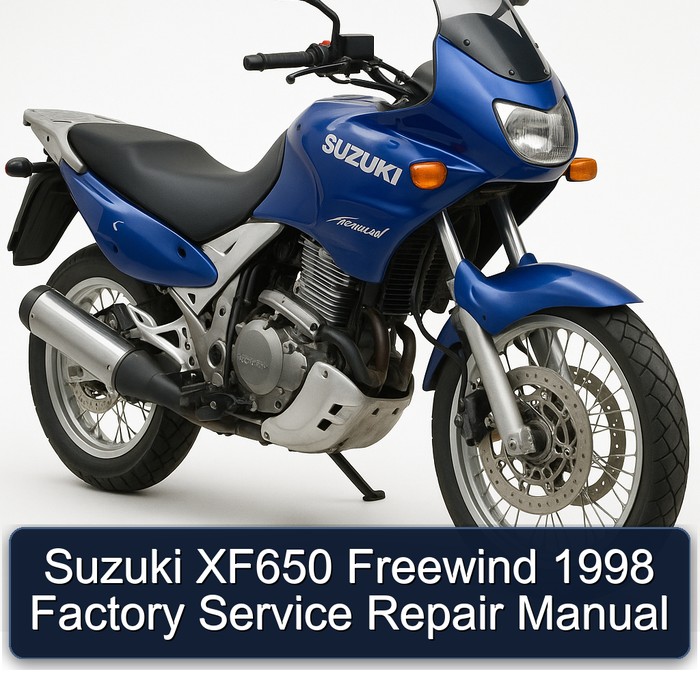 Suzuki XF650 Freewind 1998 Factory Manual de servicio y reparación