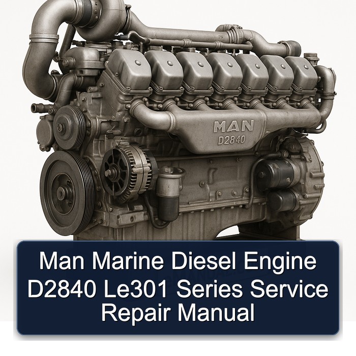 Man Marine Diesel Engine D2840 Le301 Series Service Repair Manual