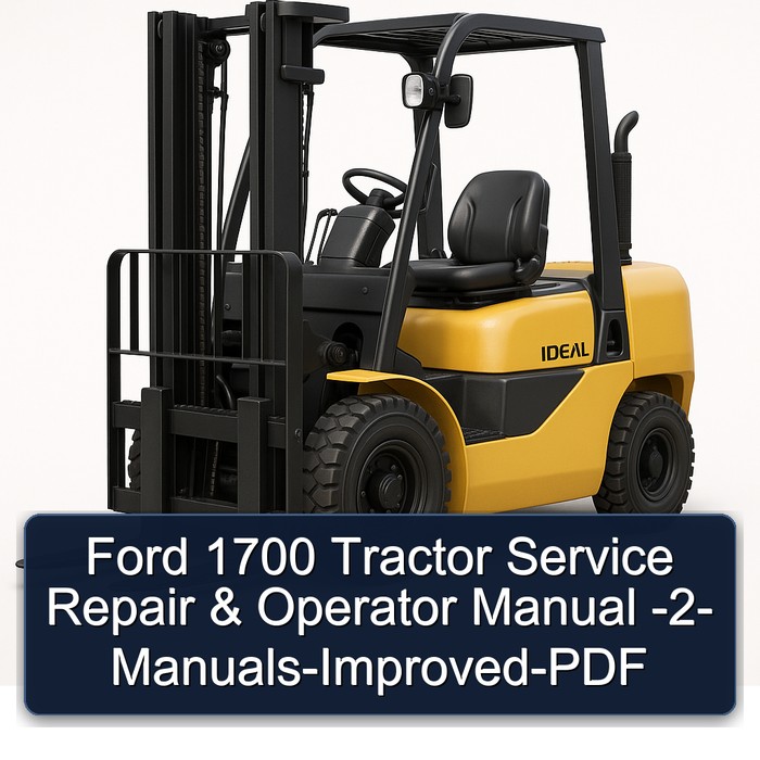 Manual de Servicio y Operación del Tractor Ford 1700